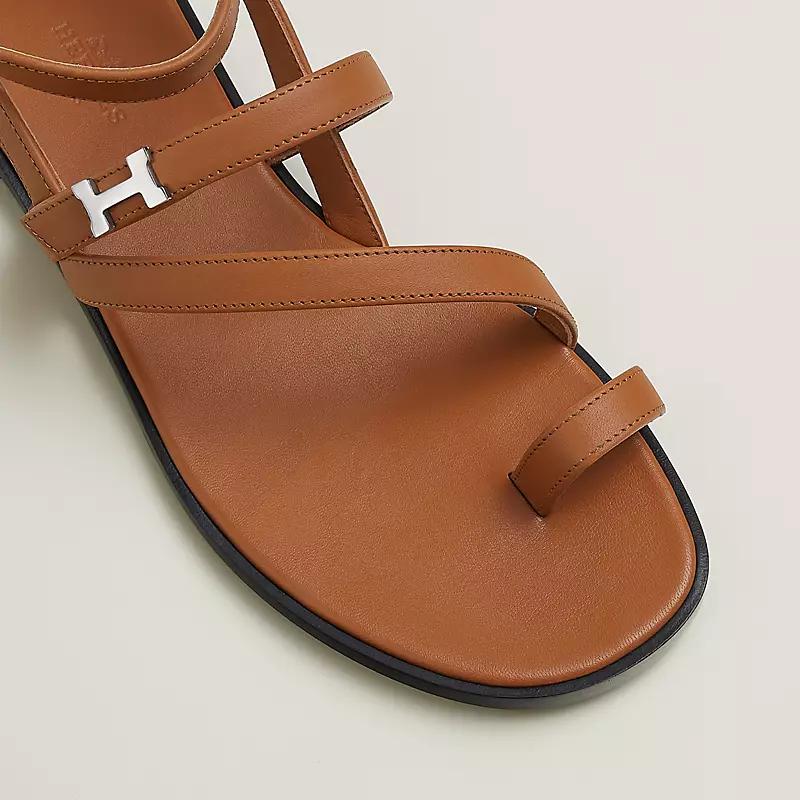 Giày Hermes Harmonie Sandal Nữ Nâu